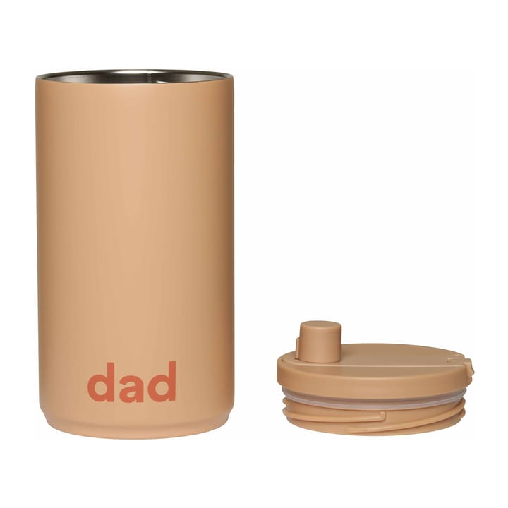 Design Letters トラベルマグ 35 cl, Dad-beige Design Letters | デザインレターズ