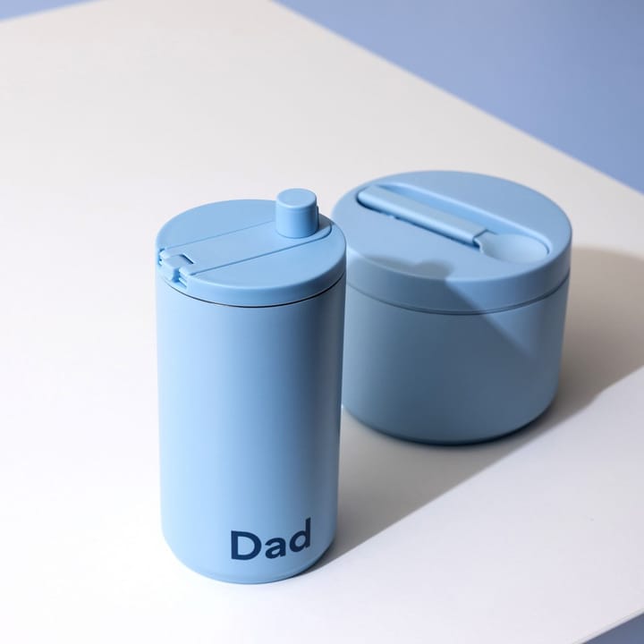 Design Letters トラベルマグ 35 cl, Dad-Light blue Design Letters | デザインレターズ