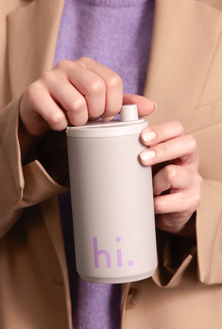 Design Letters トラベルマグ 35 cl, Hi-cool grey Design Letters | デザインレターズ
