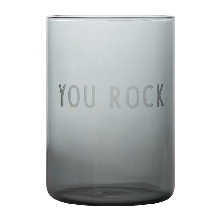 Design Letters フェイバリットグラス 35 cl - You rock-black - Design Letters | デザインレターズ