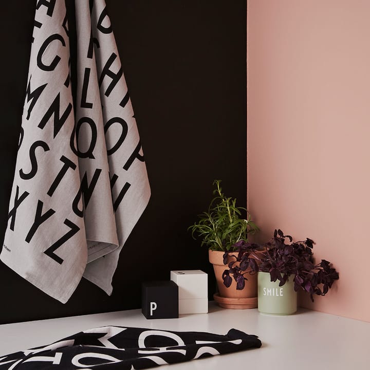Design Letters キッチンタオル 40x60 cm 2パック, Black Design Letters | デザインレターズ