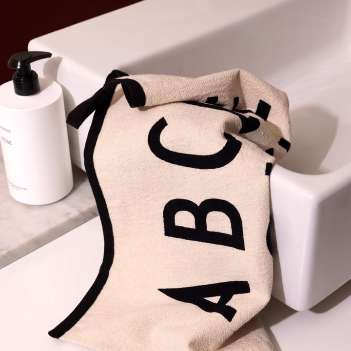 Design Letters プレミアムクラシックキッチンタオル 50x70cm, ABC-black Design Letters | デザインレターズ