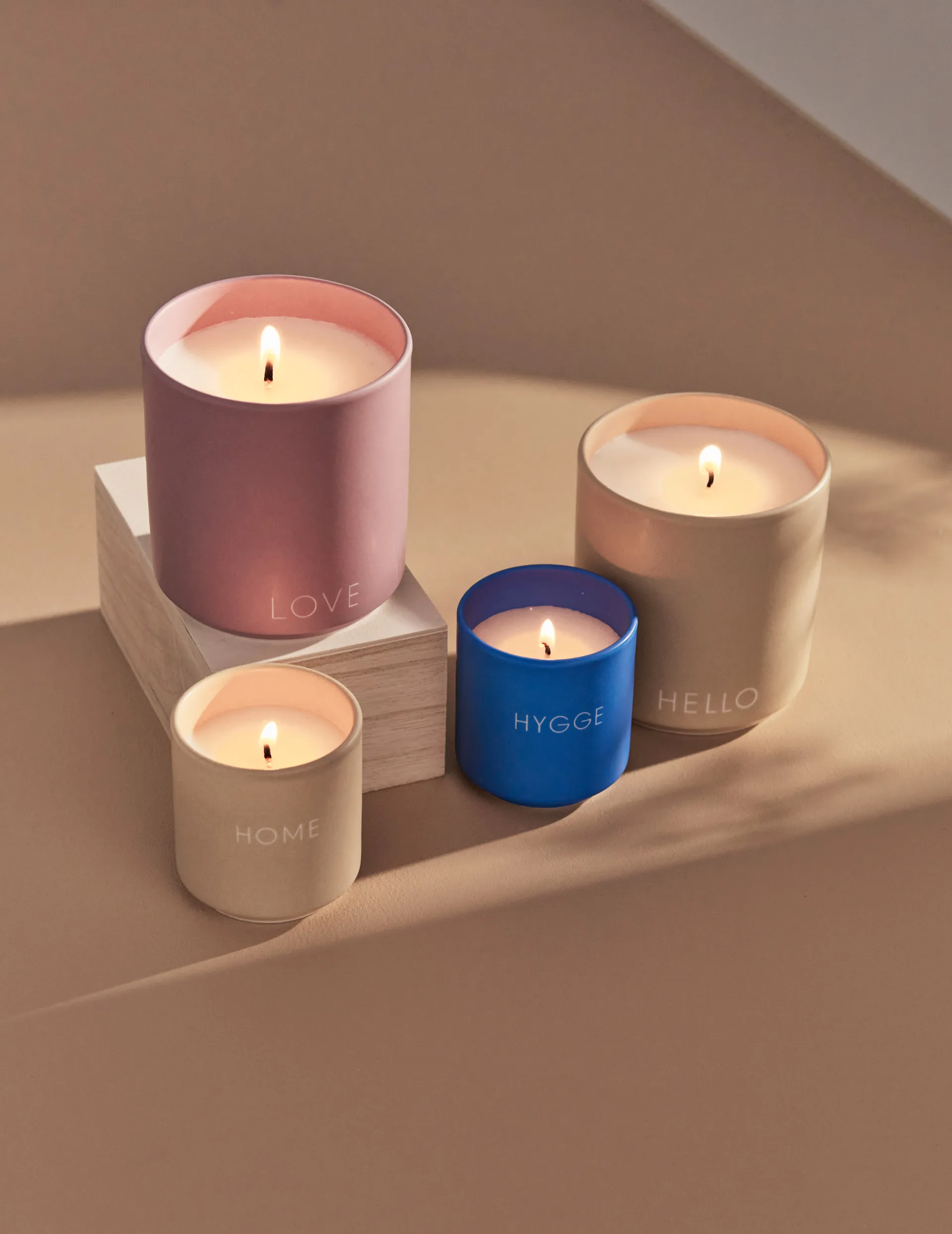 Design Letters アロマキャンドル Ø5.5 cm, Hygge-cobalt blue Design Letters | デザインレターズ