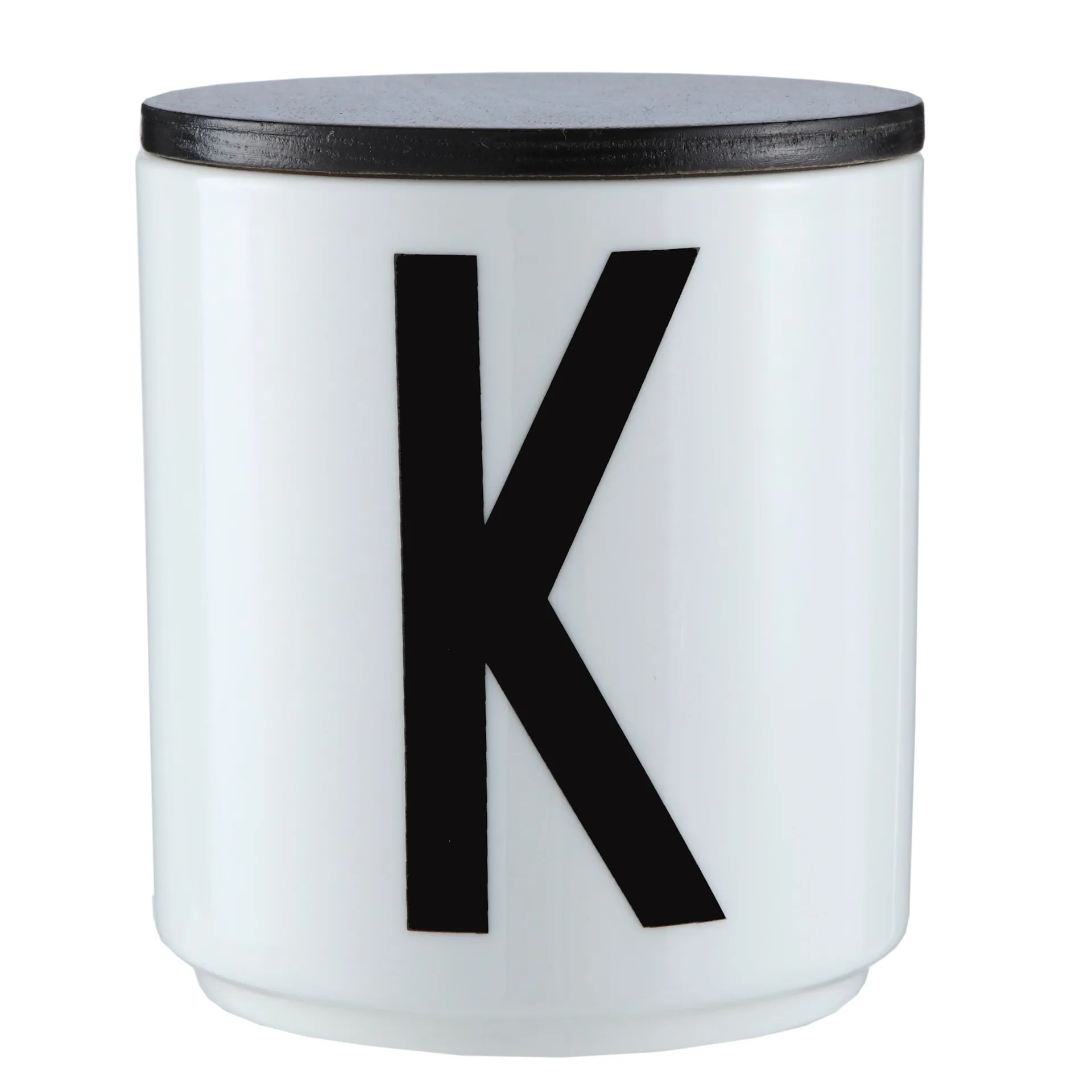 Design Letters ウッドキャップ Ø 8 cm, black Design Letters | デザインレターズ