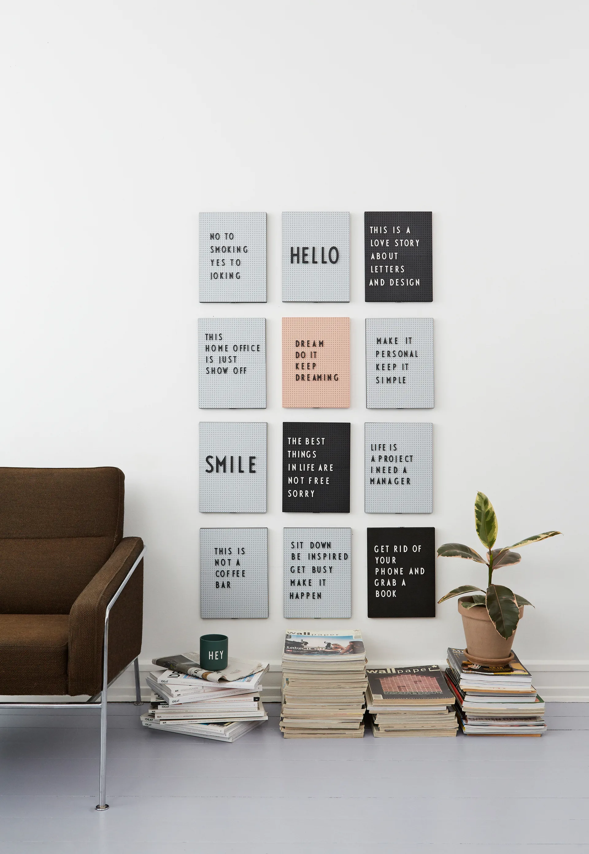 Design Letters レターボード A4, Black Design Letters | デザインレターズ