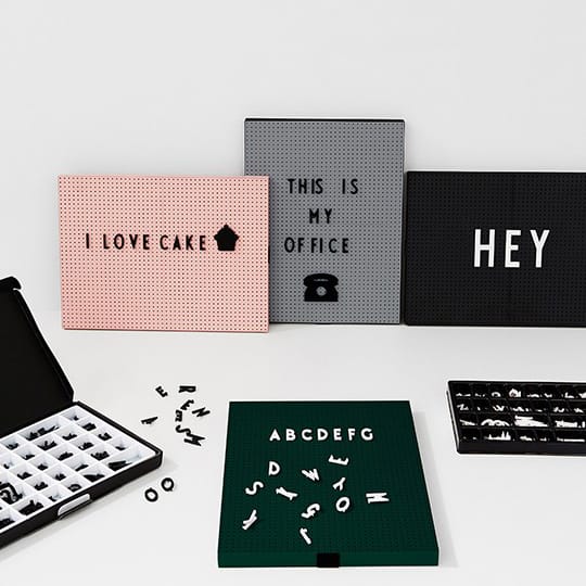 Design Letters レターボード A4, dark grey Design Letters | デザインレターズ