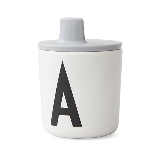 Design Letters beak 蓋 to メラミン カップ, grey Design Letters | デザインレターズ