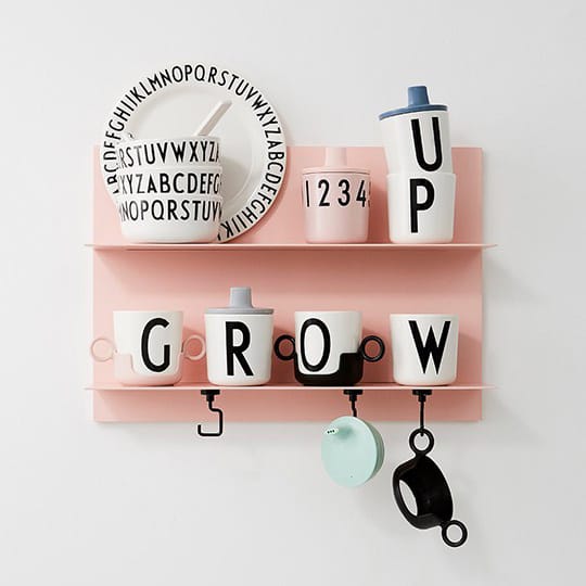 Design Letters beak 蓋 to メラミン カップ, grey Design Letters | デザインレターズ