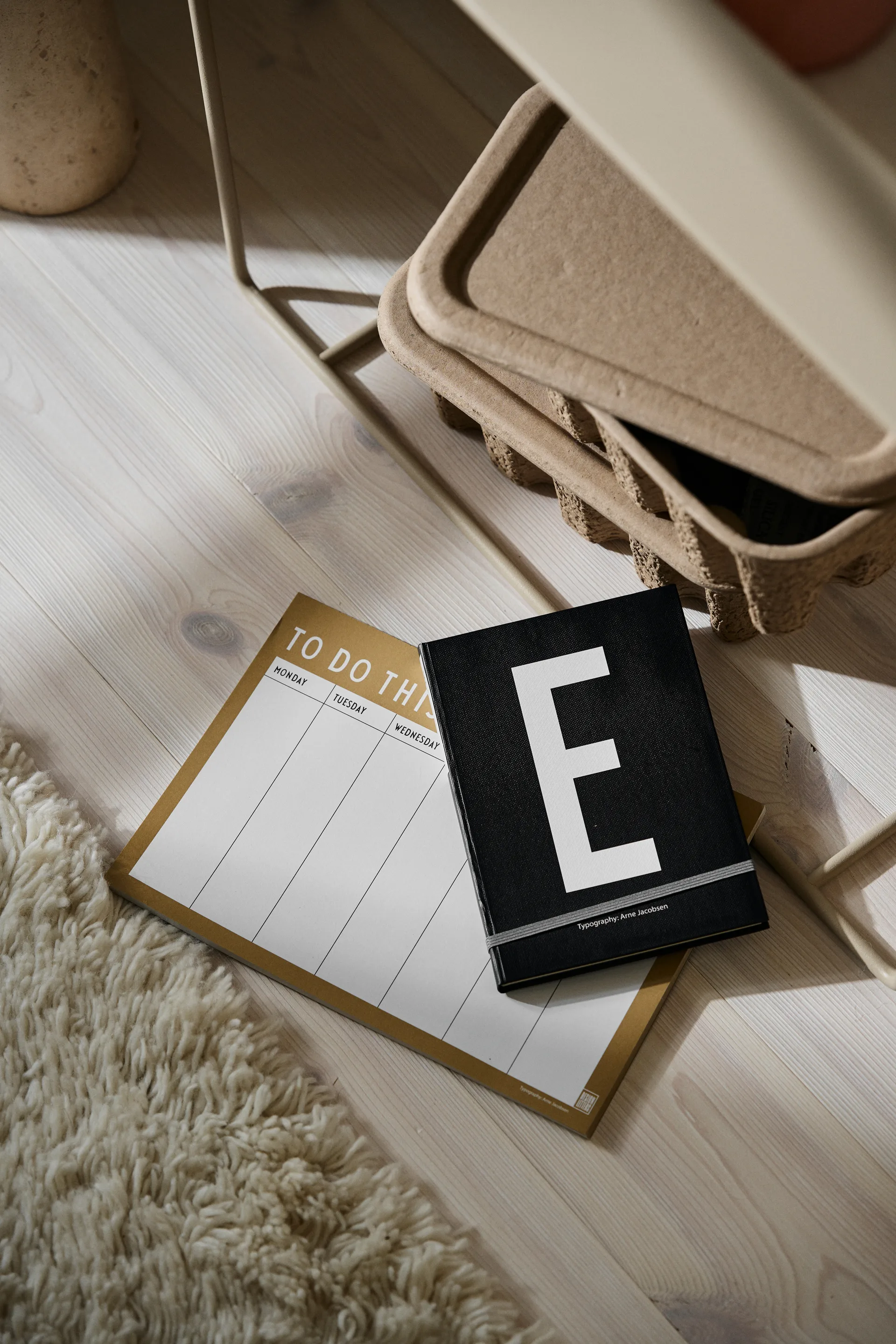 Design Letters ウィークリープランナー, Beige Design Letters | デザインレターズ