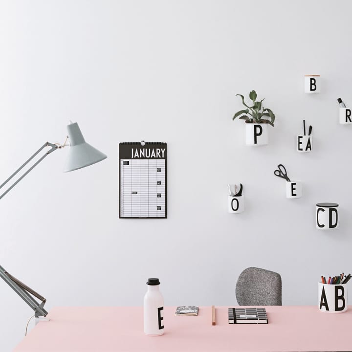 Design Letters マンスリーカレンダー, Black Design Letters | デザインレターズ