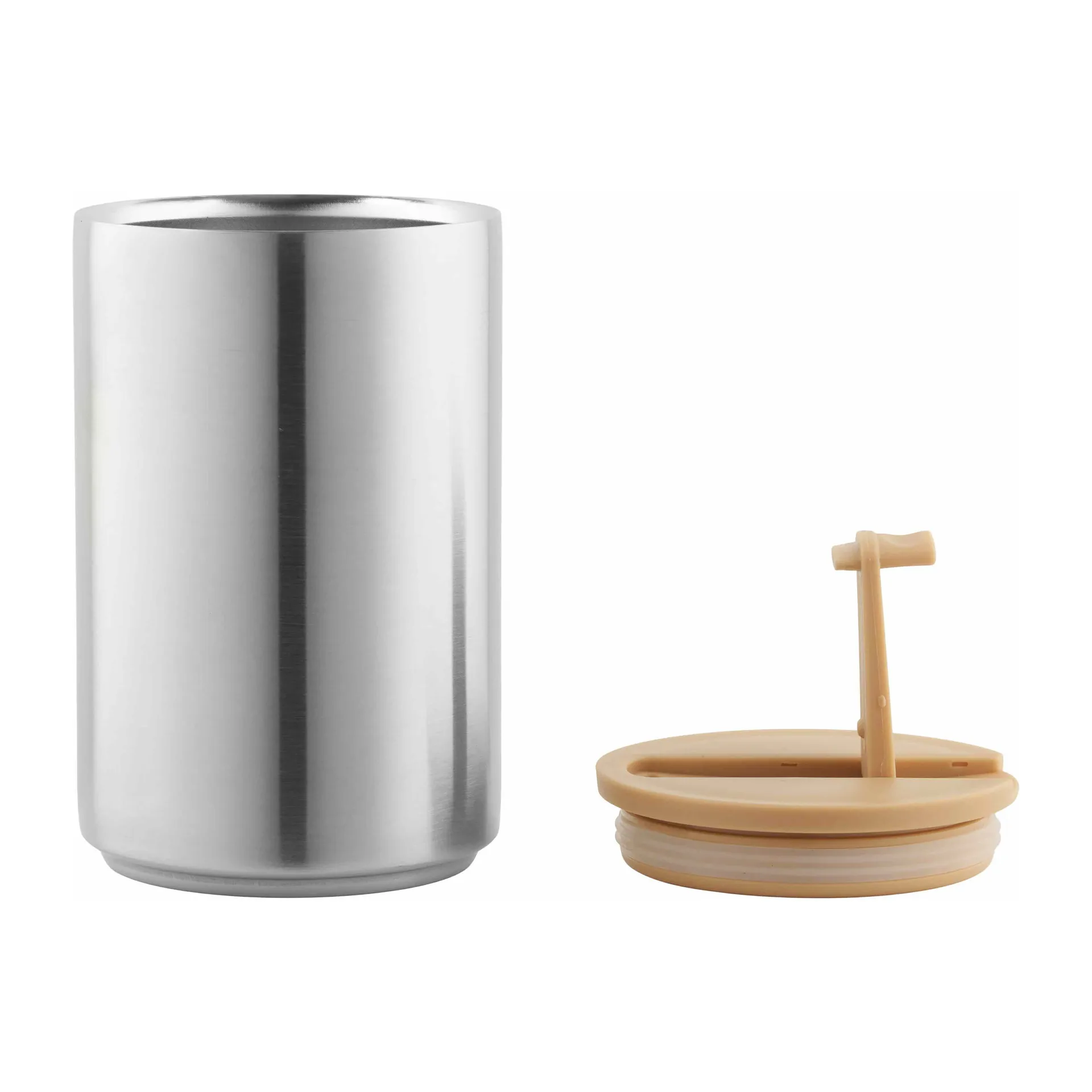 Design Letters サーマルマグ, Brushed steel-beige Design Letters | デザインレターズ