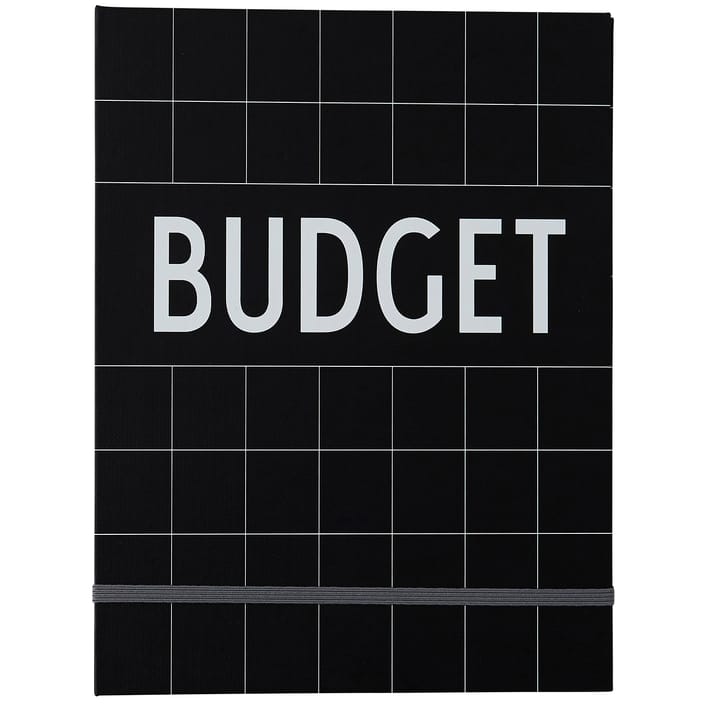 Design Letters budget book - Black - Design Letters | デザインレターズ