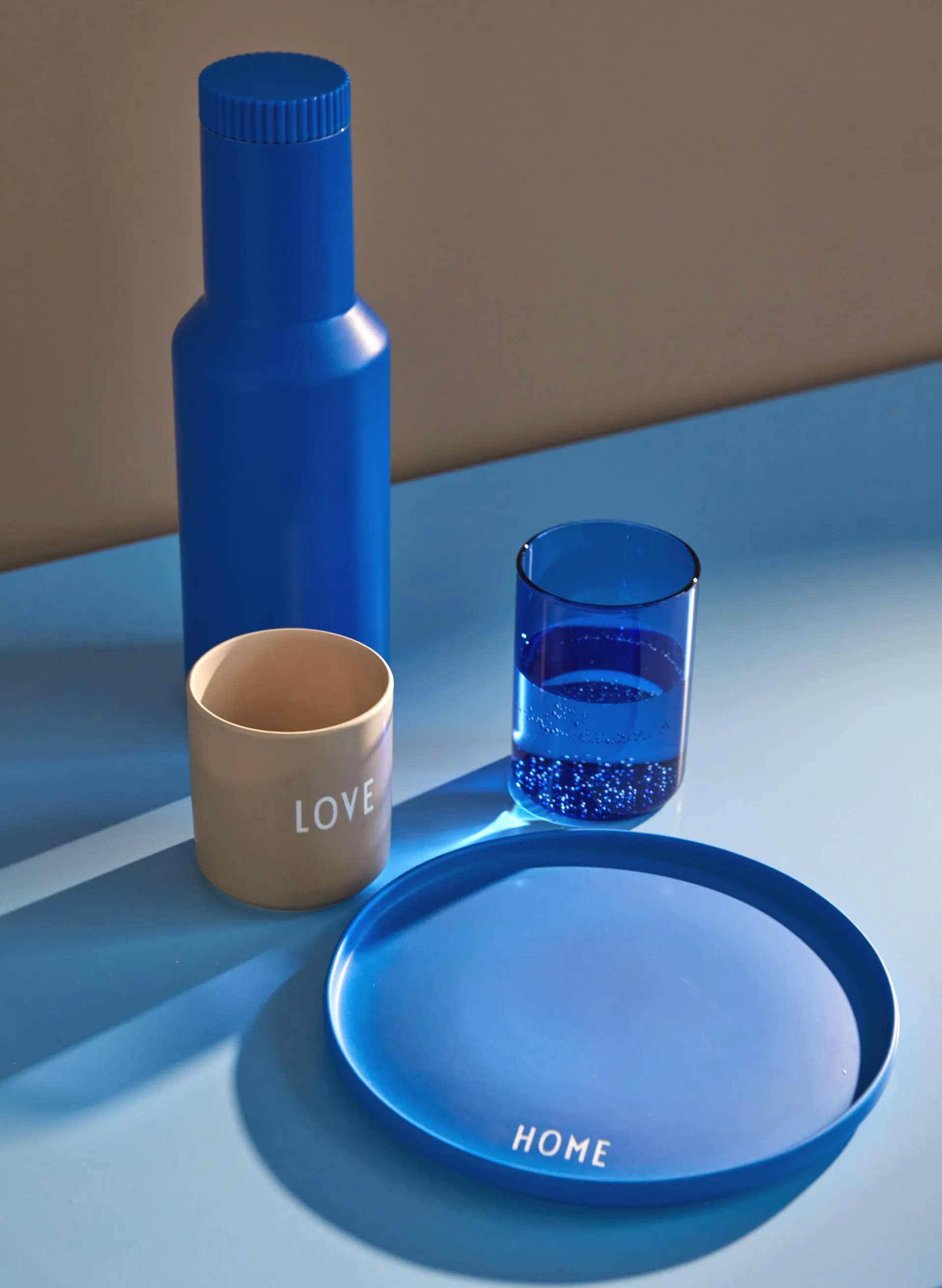 Design Letters favourit プレート Ø22 cm, Cobalt blue Design Letters | デザインレターズ