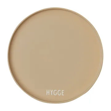 Design Letters favourit プレート Ø22 cm - Hygge-beige - Design Letters | デザインレターズ