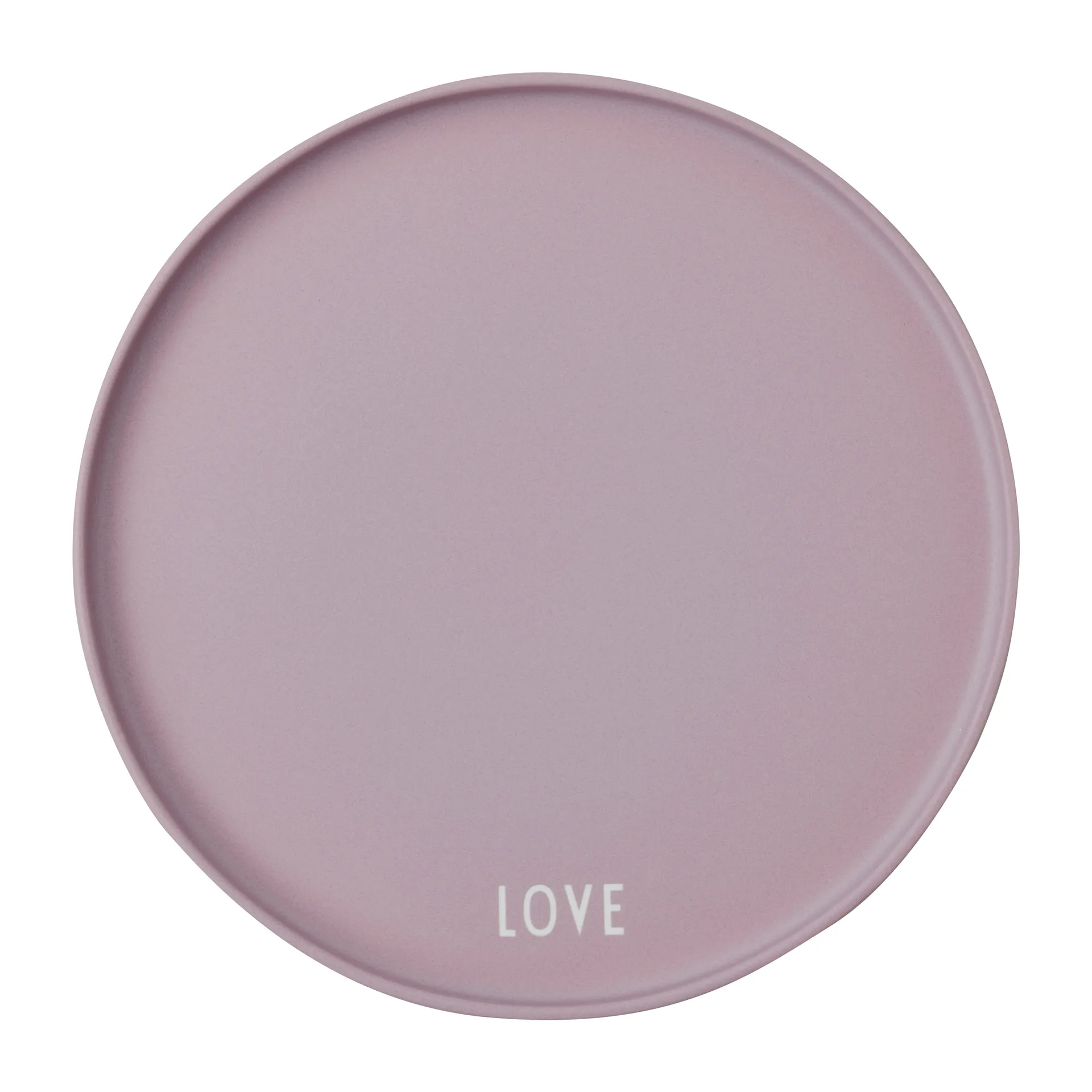 Design Letters favourit プレート Ø22 cm, Love-lavender Design Letters | デザインレターズ