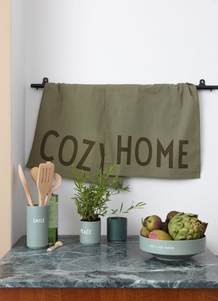 Design Letters キッチンタオル favourite 2ピース - Cozy-home-olive green - Design Letters | デザインレターズ