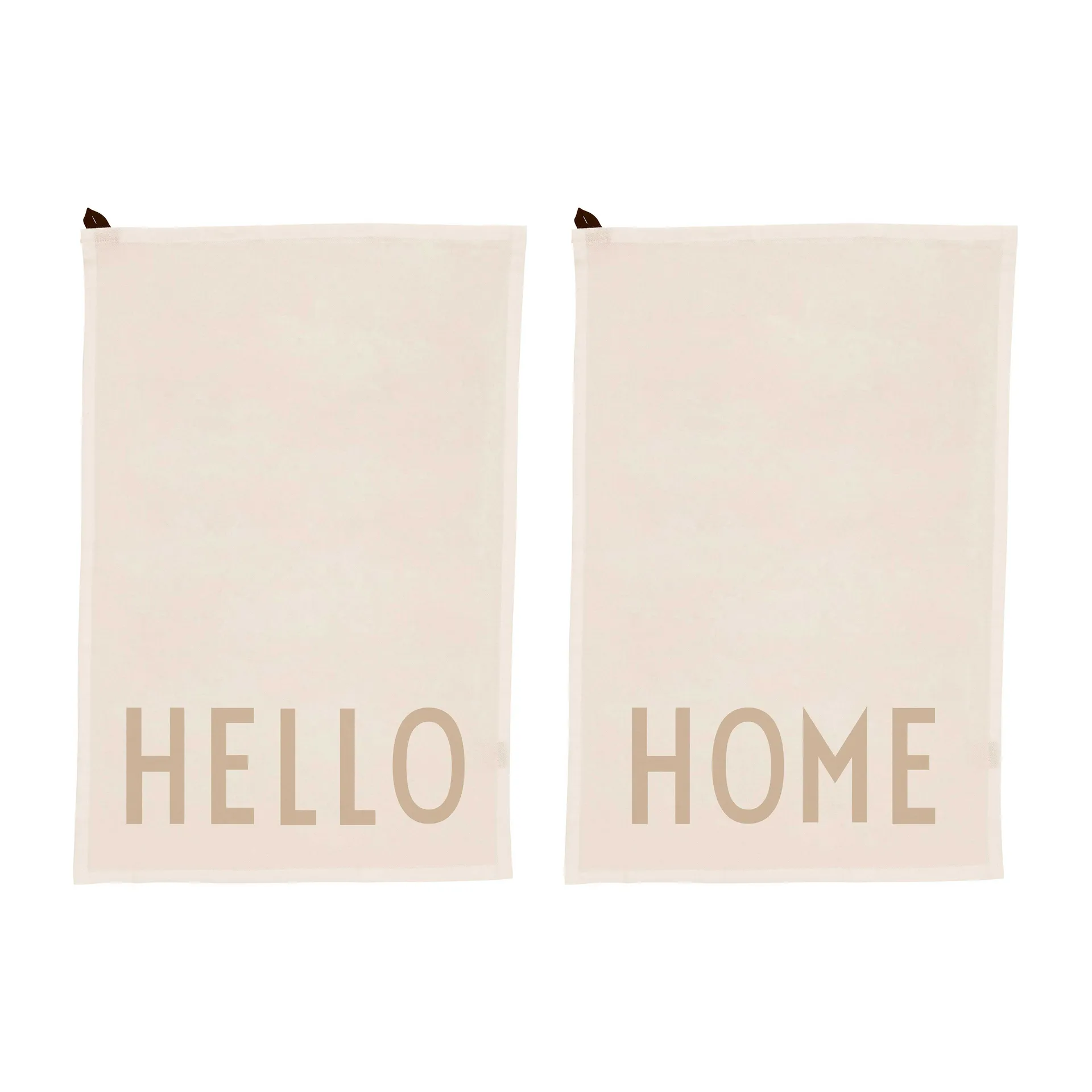 Design Letters キッチンタオル favourite 2ピース, Hello-home-off white Design Letters | デザインレターズ