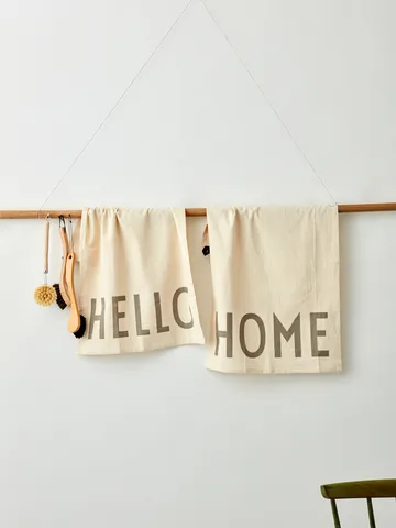 Design Letters キッチンタオル favourite 2ピース - Hello-home-off white - Design Letters | デザインレターズ