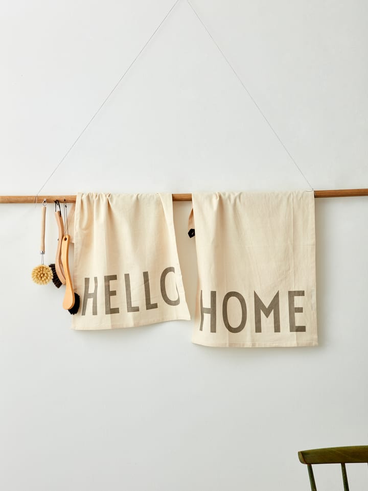 Design Letters キッチンタオル favourite 2ピース - Hello-home-off white - Design Letters | デザインレターズ