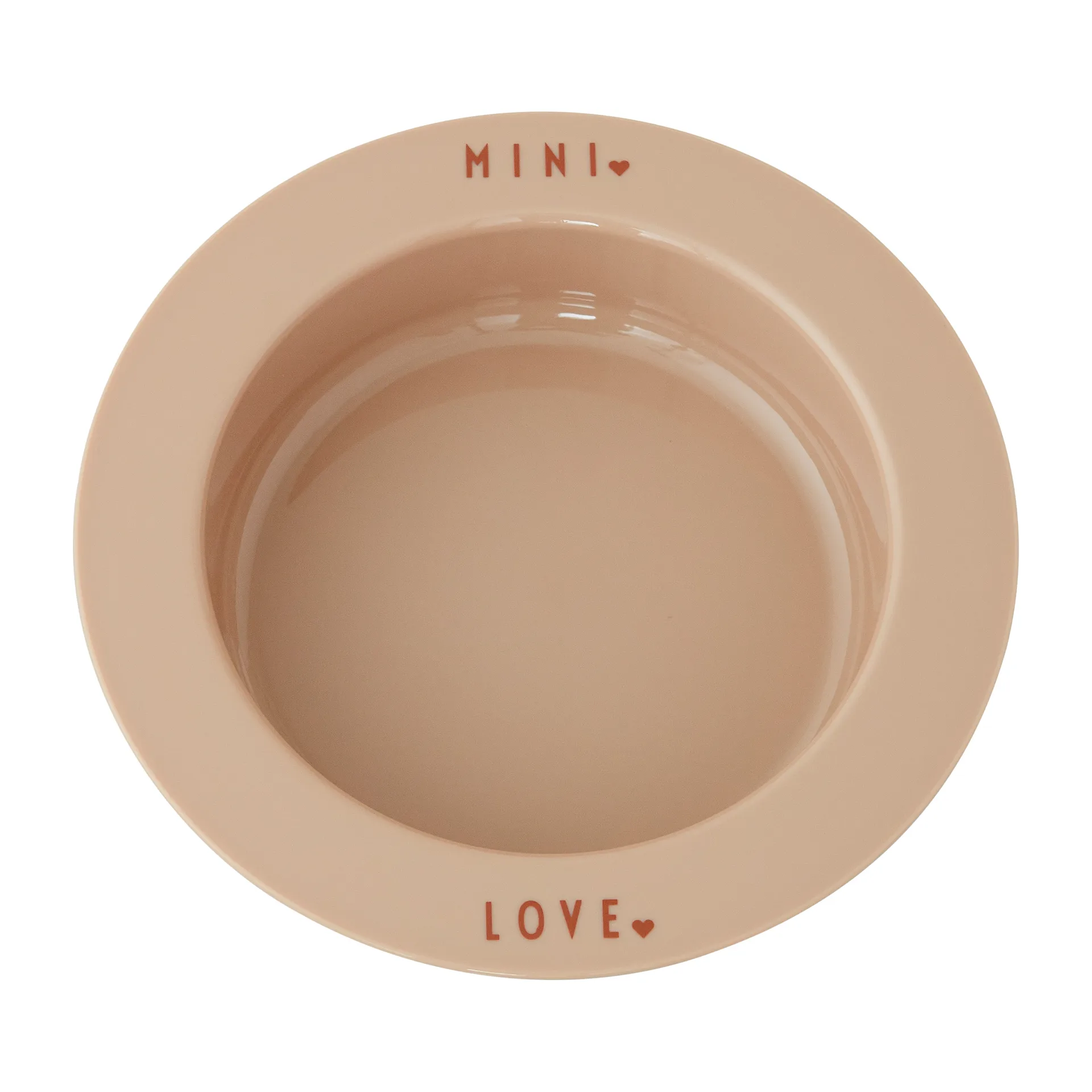 Design Letters ディーププレート favourite mini, Beige-love Design Letters | デザインレターズ