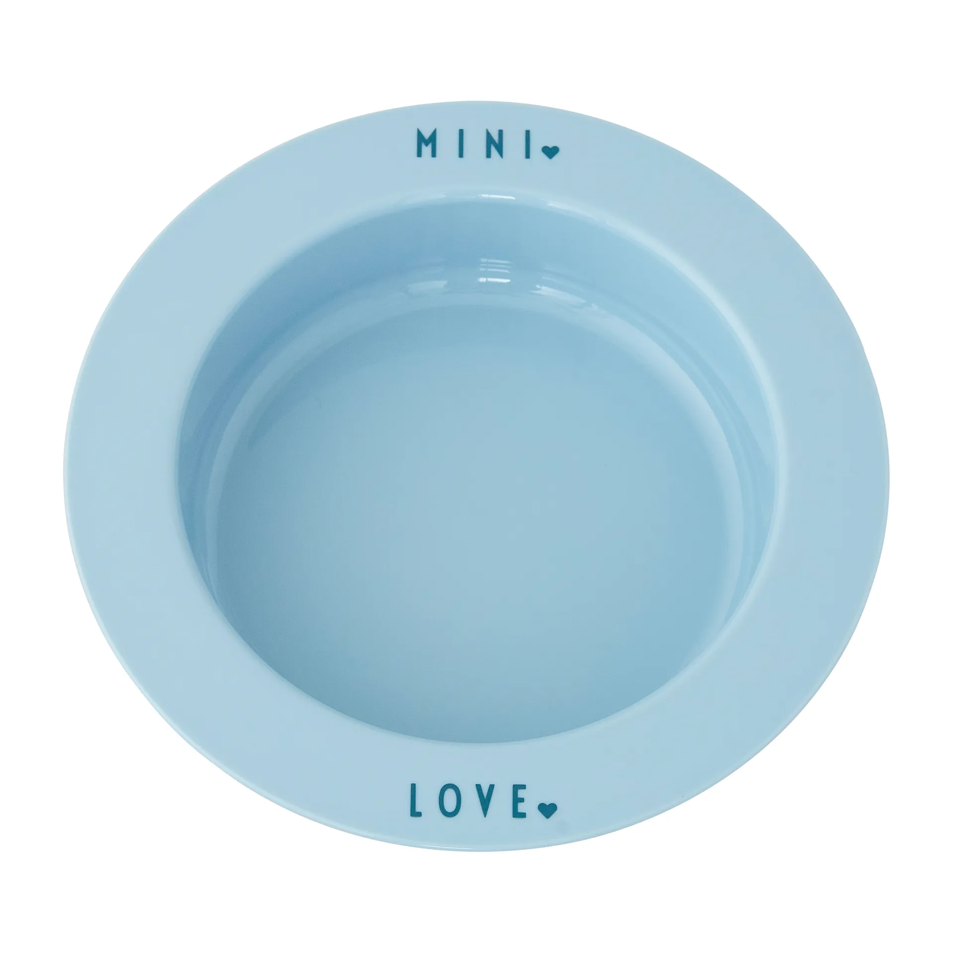 Design Letters ディーププレート favourite mini, Light blue-love Design Letters | デザインレターズ