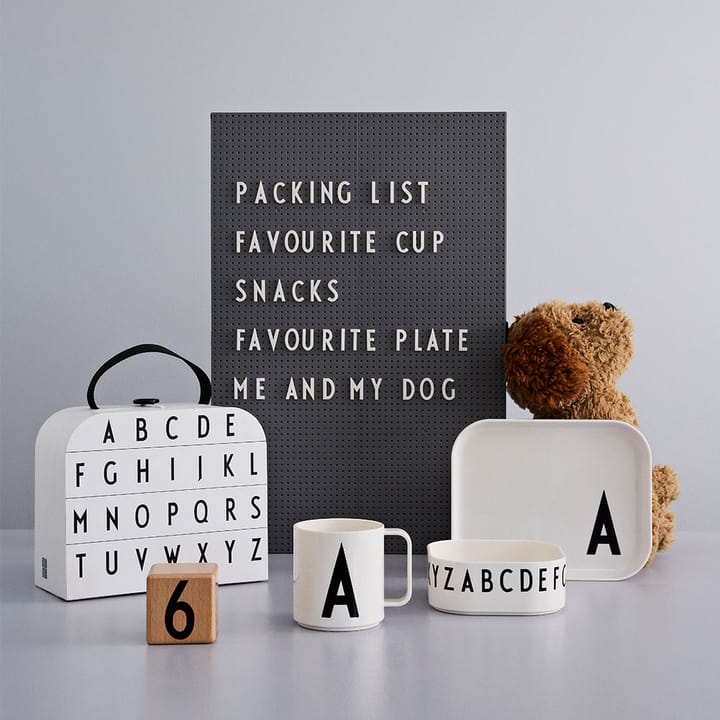Design Letters 子供用ディナーウェア セット, H Design Letters | デザインレターズ
