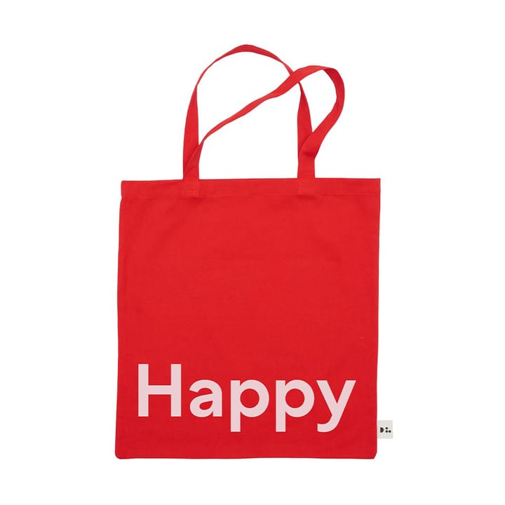 Design Letters トートバッグ - Happy-red - Design Letters | デザインレターズ