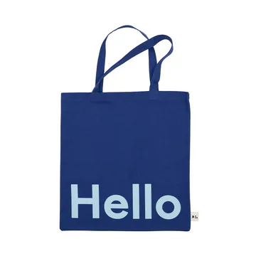 Design Letters トートバッグ - Hello-dark blue - Design Letters | デザインレターズ