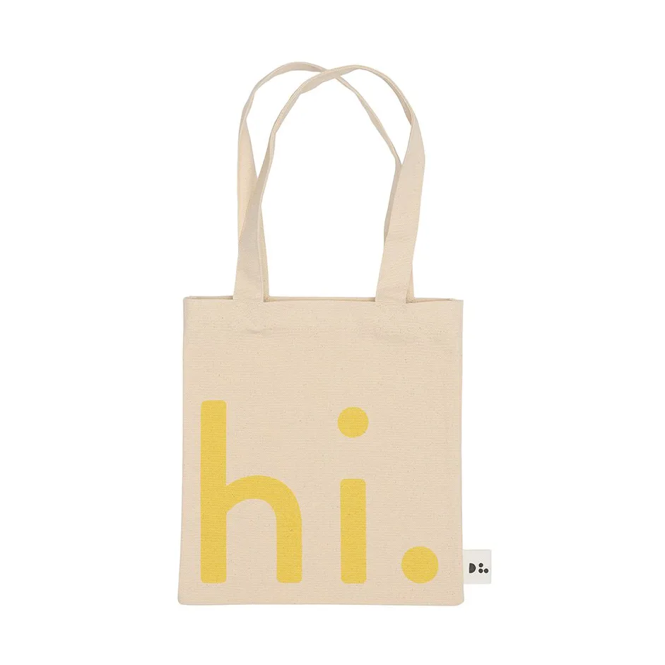 Design Letters hi. バッグ 小, Yellow Design Letters | デザインレターズ