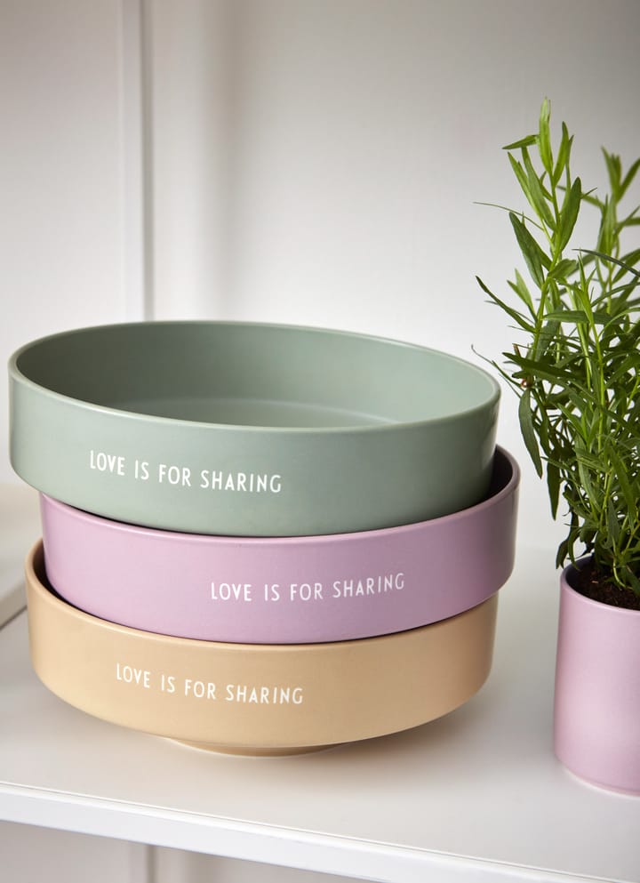 Design Letters フェイバリッ��トボウル L Ø22 cm, Lavender Design Letters | デザインレターズ