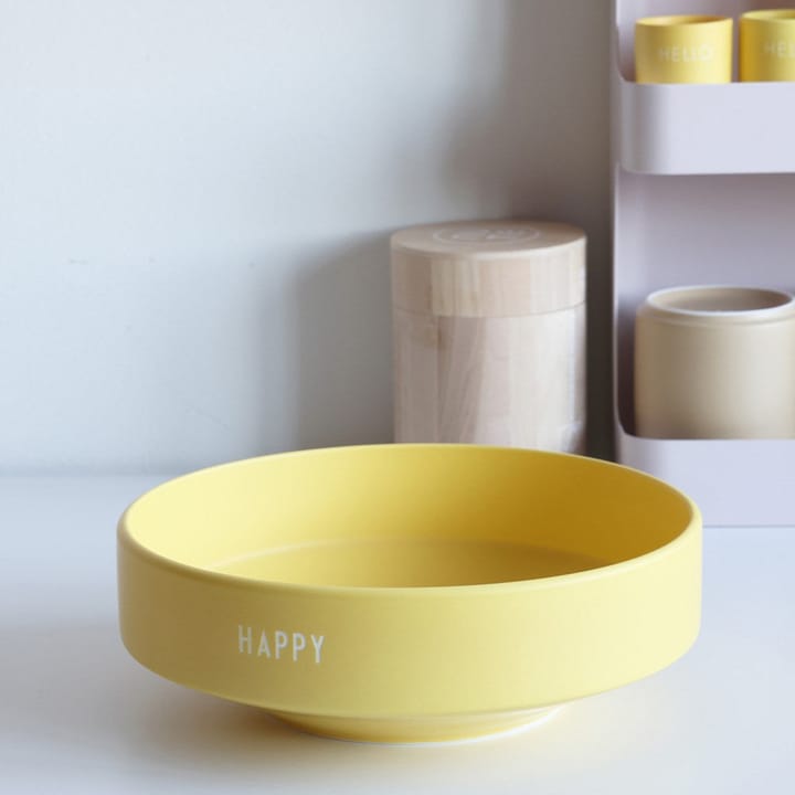 Design Letters フェイバリットボウル L Ø22 cm, Yellow Design Letters | デザインレターズ