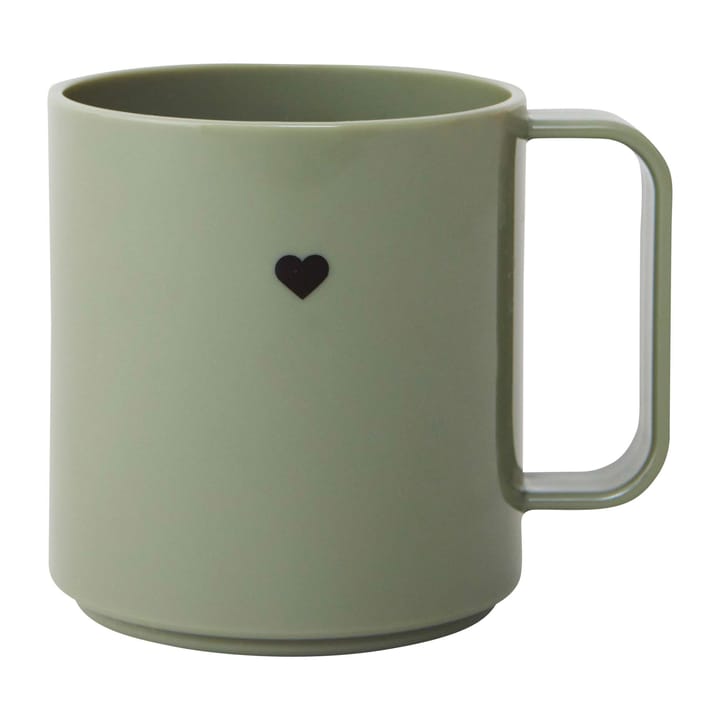 Design Letters Mini Love ハンドル付きカップ, Olive green Design Letters | デザインレターズ