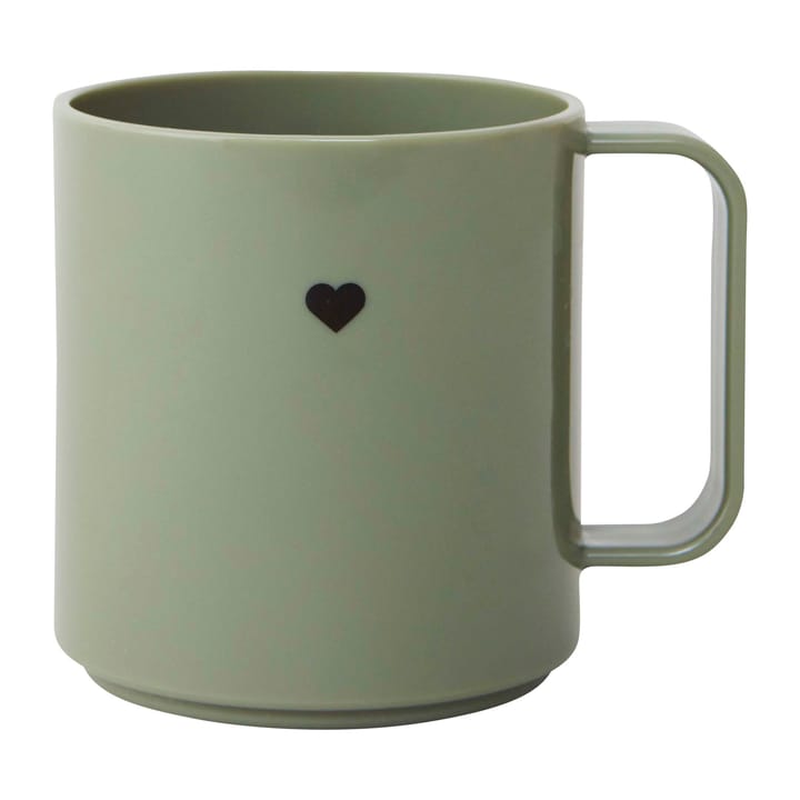 Design Letters Mini Love ハンドル付きカップ - Olive green - Design Letters | デザインレターズ