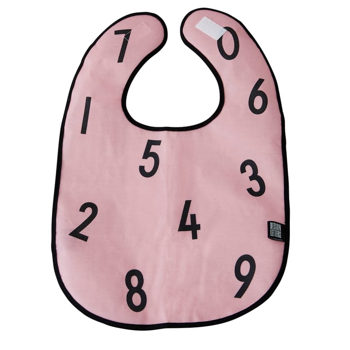 Design Letters お食事エプロン 数字, Pink Design Letters | デザインレターズ