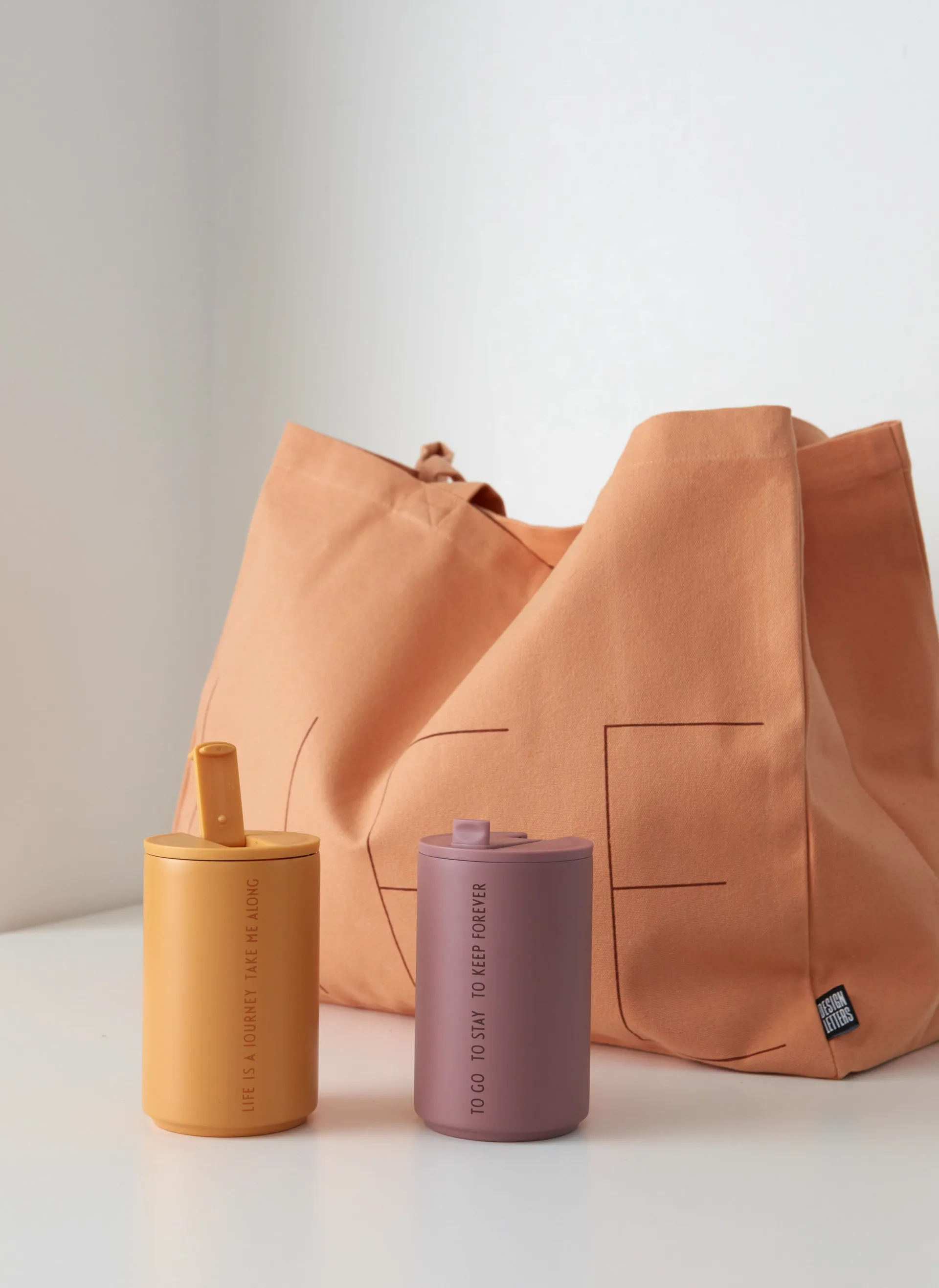 Design Letters サーマルマグ, To Go (ash rose) Design Letters | デザインレターズ