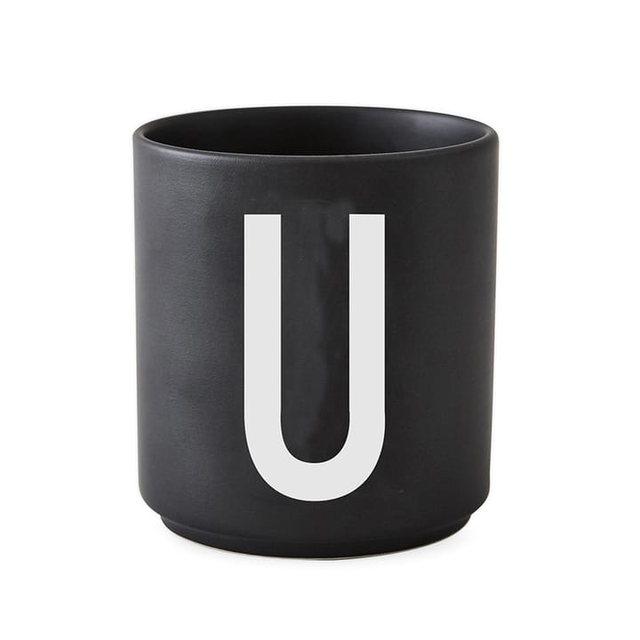 Design Letters カップ ブラック - U - Design Letters | デザインレターズ
