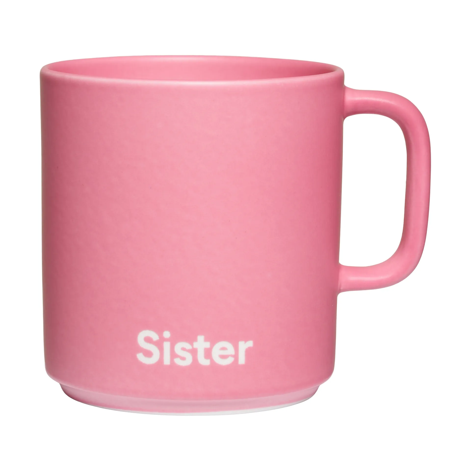 Design Letters VIP フェイバリットカップ ハンドル付き 25 cl, Sister-pink Design Letters | デザインレターズ