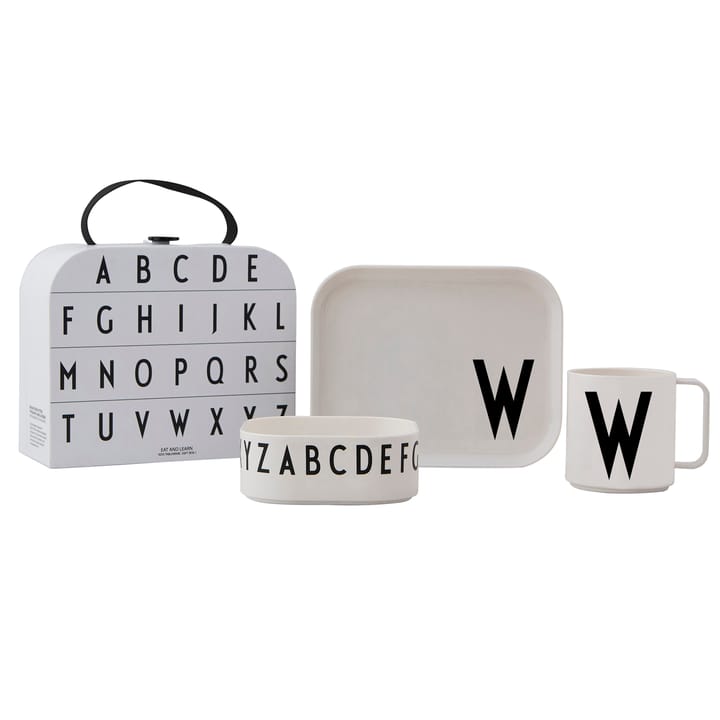 Design Letters 子供用ディナーウェア セット - W - Design Letters | デザインレターズ