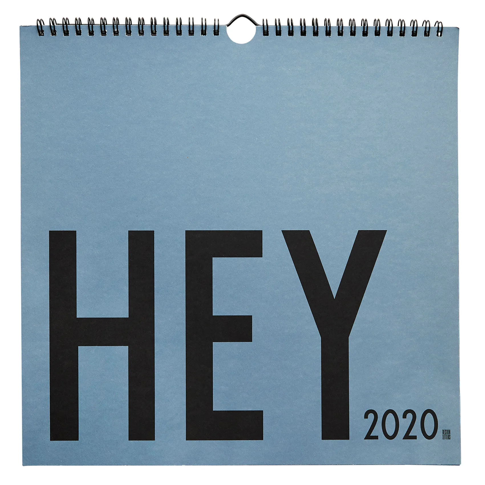 Design Letters wall calendar 2020, Blue Design Letters | デザインレターズ