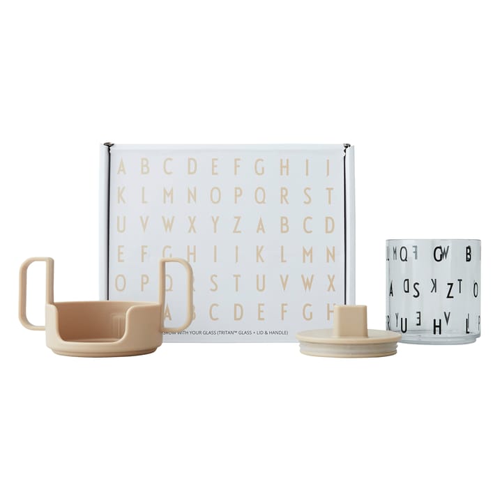 Grow with your カップ, Beige Design Letters | デザインレターズ