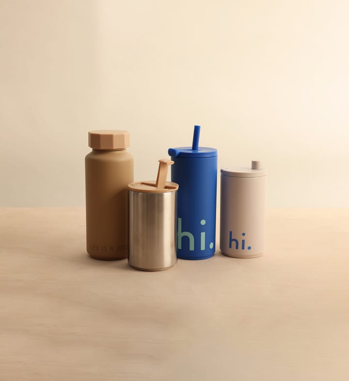 Travel Life サーモス & ストロー 50 cl, Hi-cobalt blue Design Letters | デ�ザインレターズ