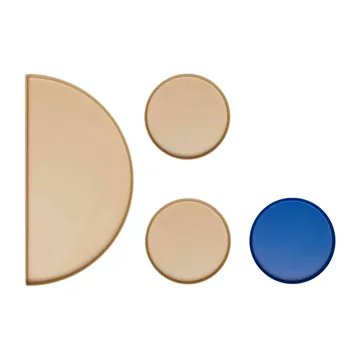 Treasure Trays トレイセット om 4 - Beige-cobalt blue - Design Letters | デザインレターズ
