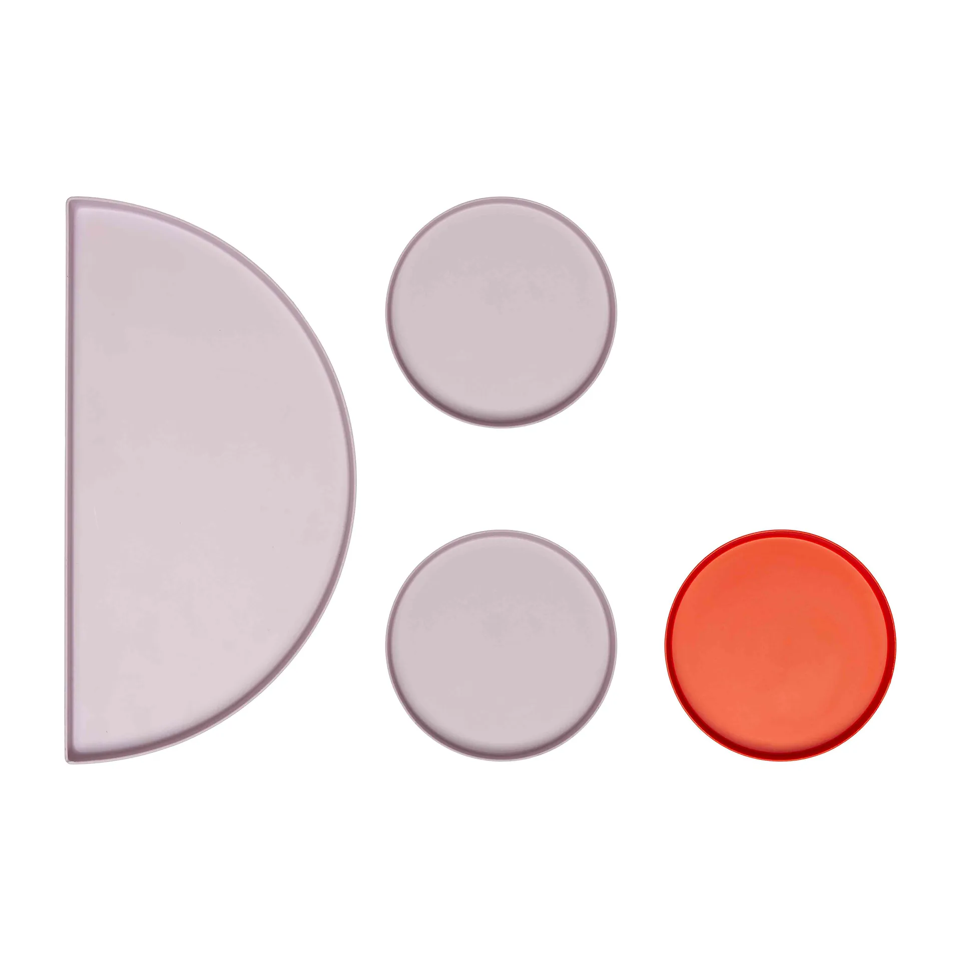 Treasure Trays トレイセット om 4, Lavender-terracotta Design Letters | デザインレターズ