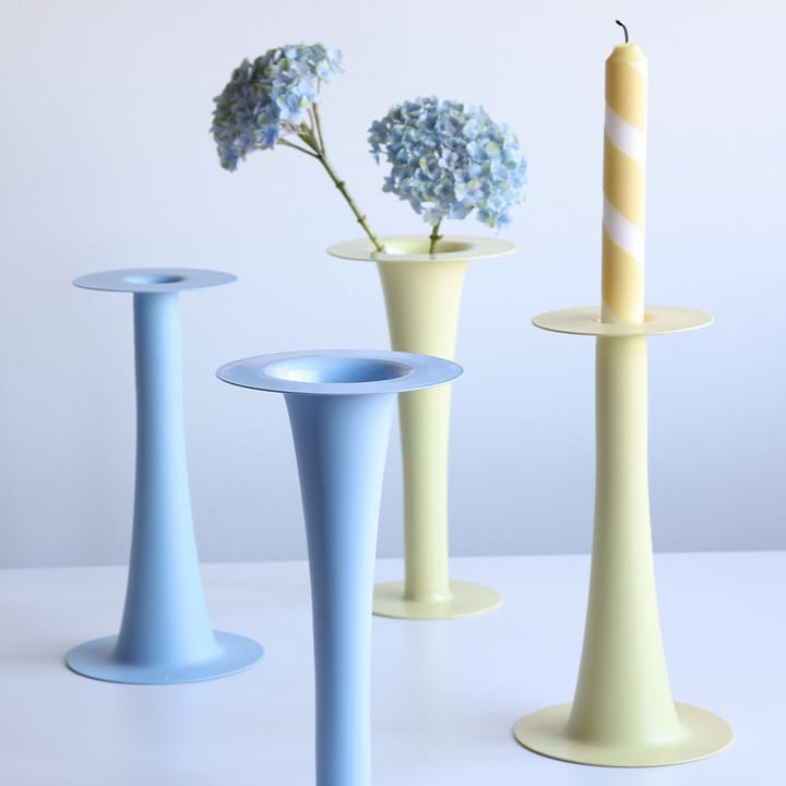 Trumpet 2-in-1 花瓶＆キャンドルホルダー 24 cm, Blue Design Letters | デザインレターズ