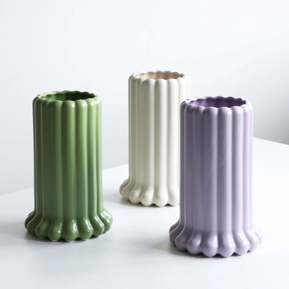 Tubular 花瓶 large 24 cm, Green Design Letters | デザインレターズ