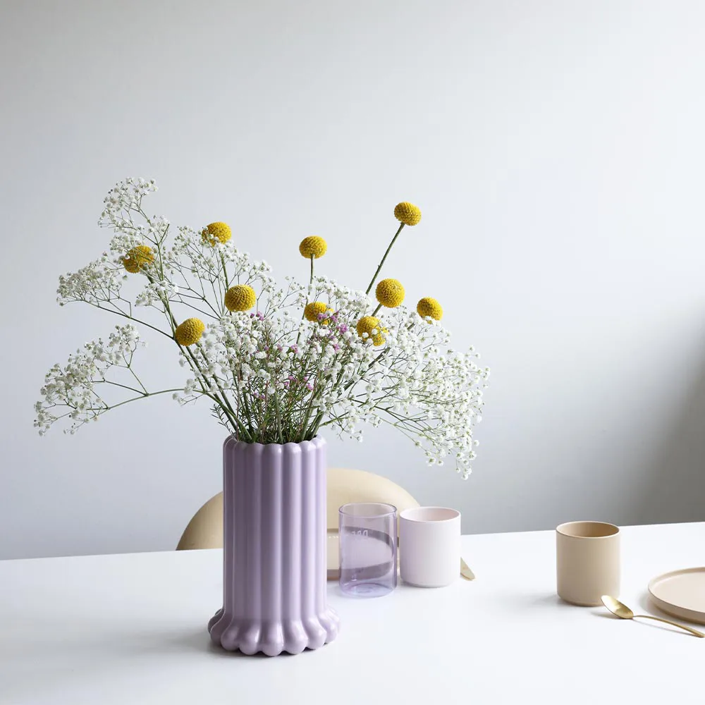 Tubular 花瓶 large 24 cm, Purple Design Letters | デザインレターズ
