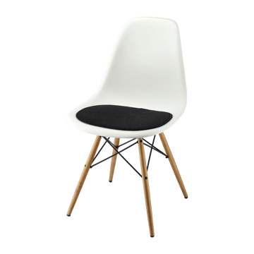 Eames DSR/DSW シートパッド - Anthracite - Designers Eye | デザイナーズアイ