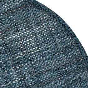 Dixie リネン ランチョンマット ラウンド, dark blue Dixie | ディキシー