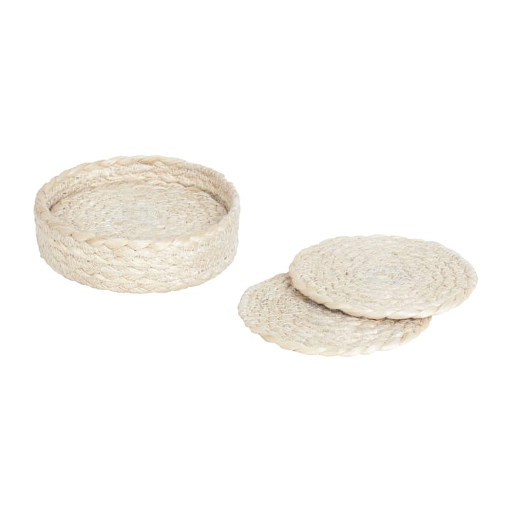 Elin コースター Ø10.5 cm 6�枚セット - White - Dixie | ディキシー