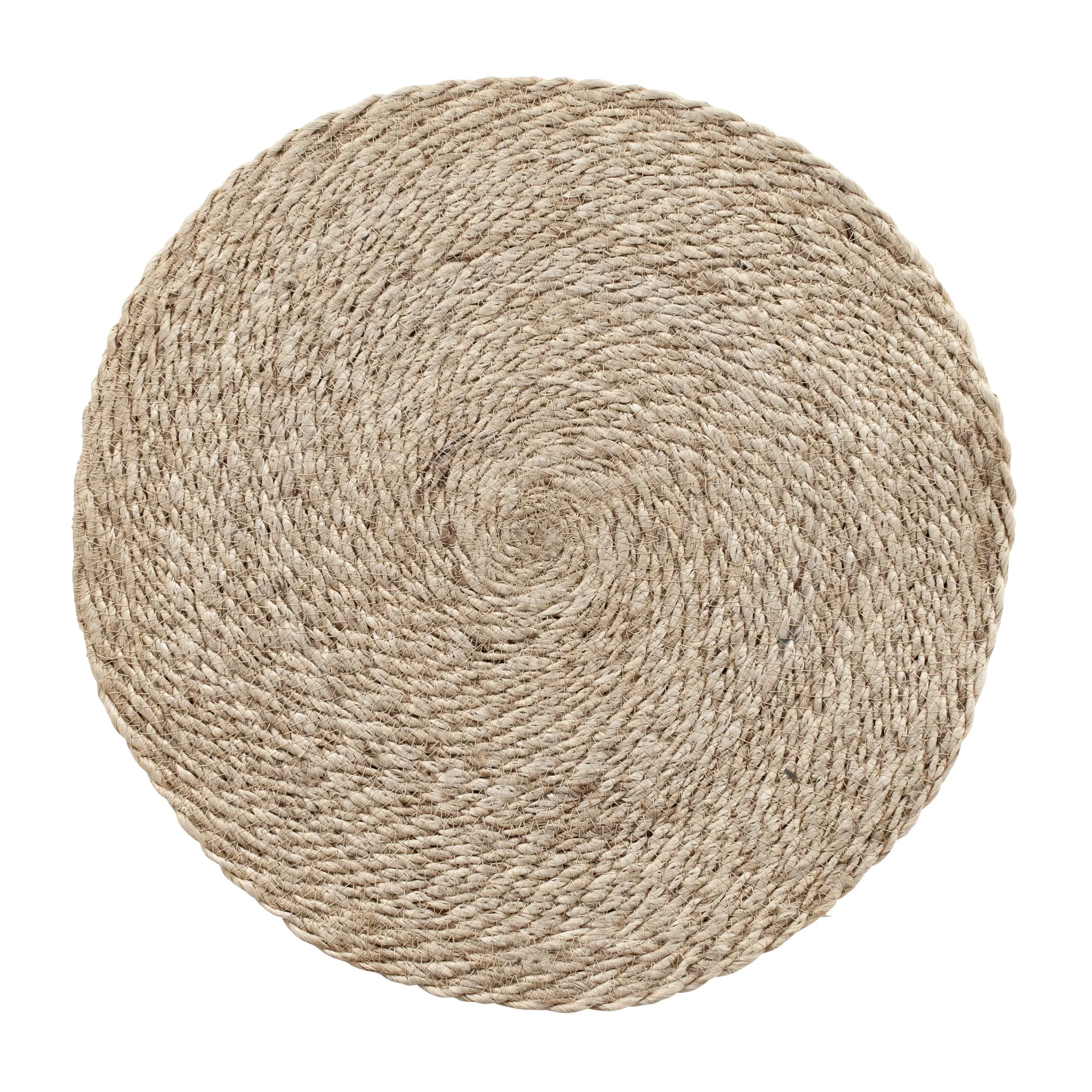 Elin ランチョンマット twist Ø38 cm, Natural-grey Dixie | ディキシー